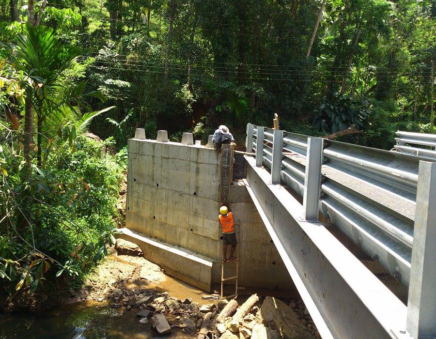 Construction of Bridge at Dunukewtta across Kuda Oya in Kurunagala District 